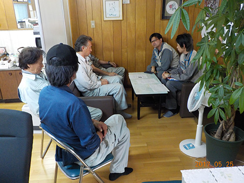 安全会議風景（毎月開催）